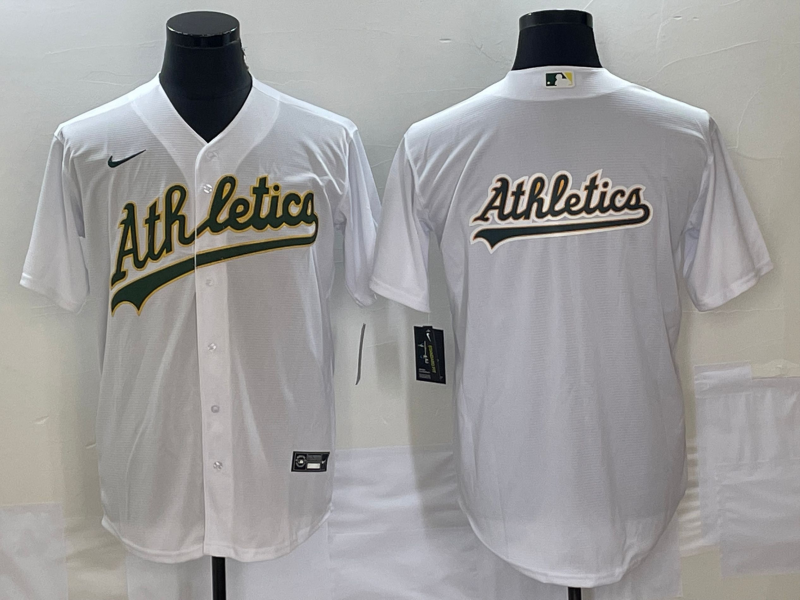 Men's Oakland Athletics White Home Jersey